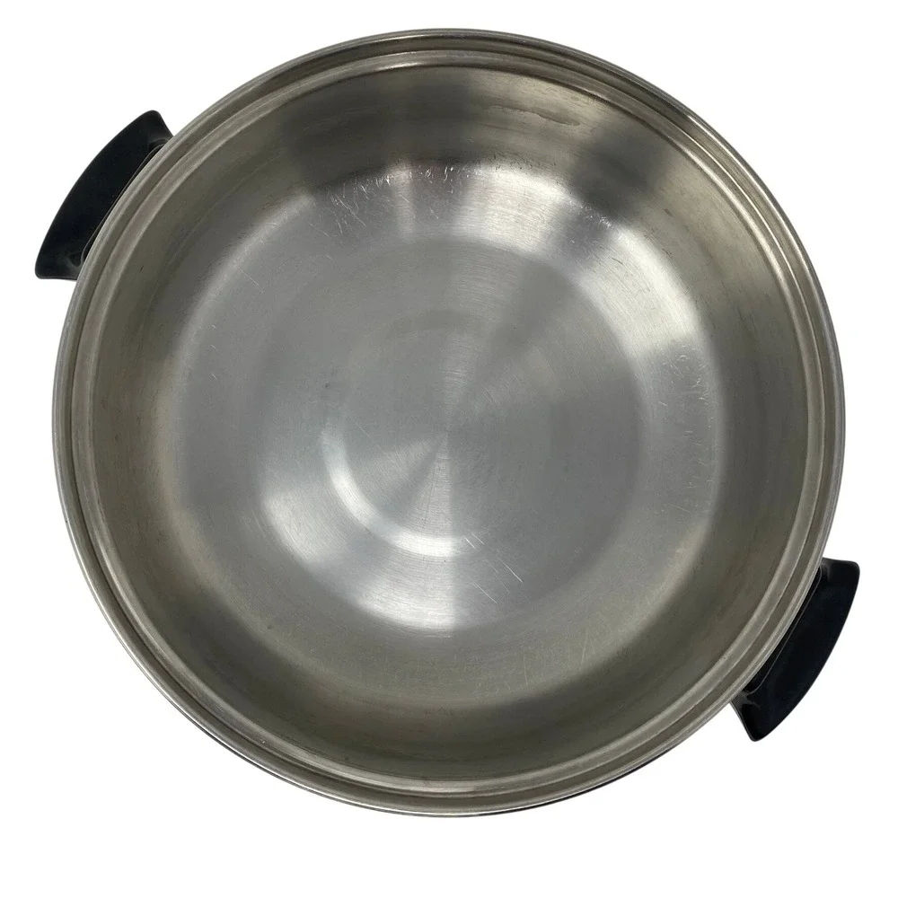 Stainless Steel Replacement Dome Lid Only‎ 10.75in Silver Dual Handle Dutch Oven